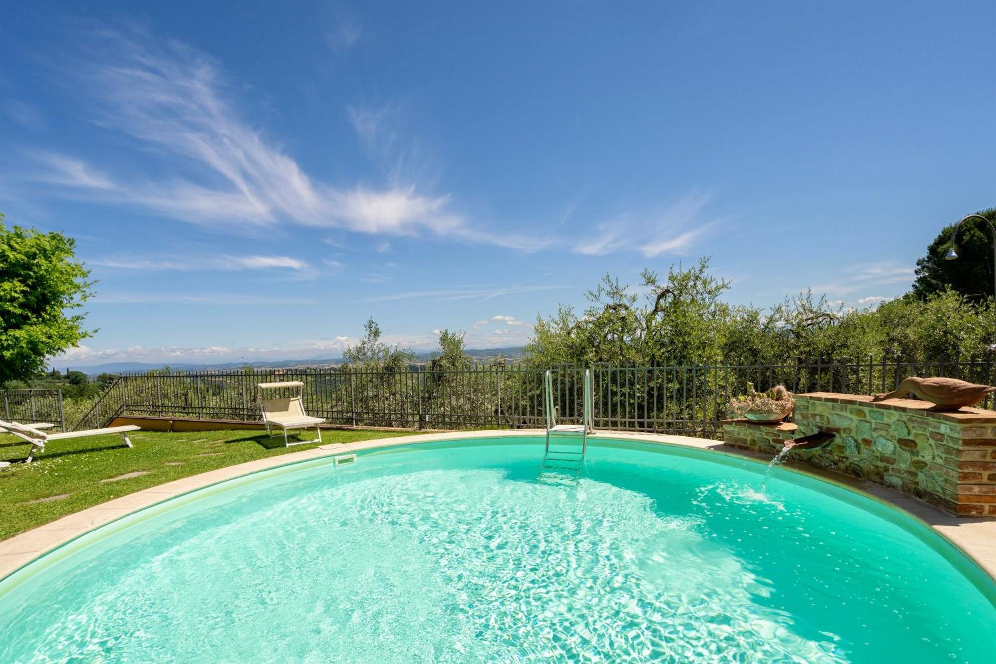 Casa Vacanze Con Piscina A San Gimignano Aparthotel Buitenkant foto