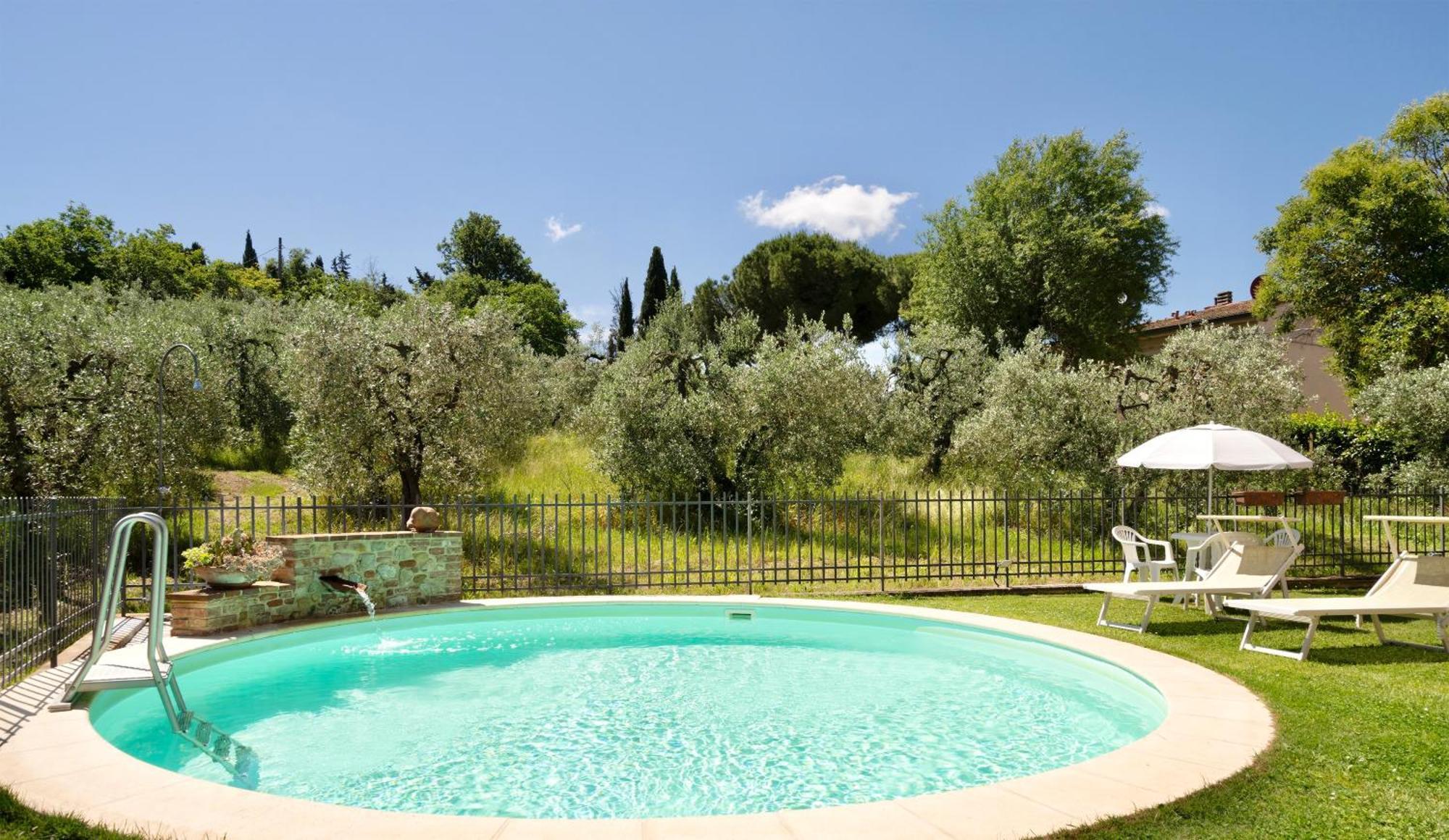 Casa Vacanze Con Piscina A San Gimignano Aparthotel Buitenkant foto