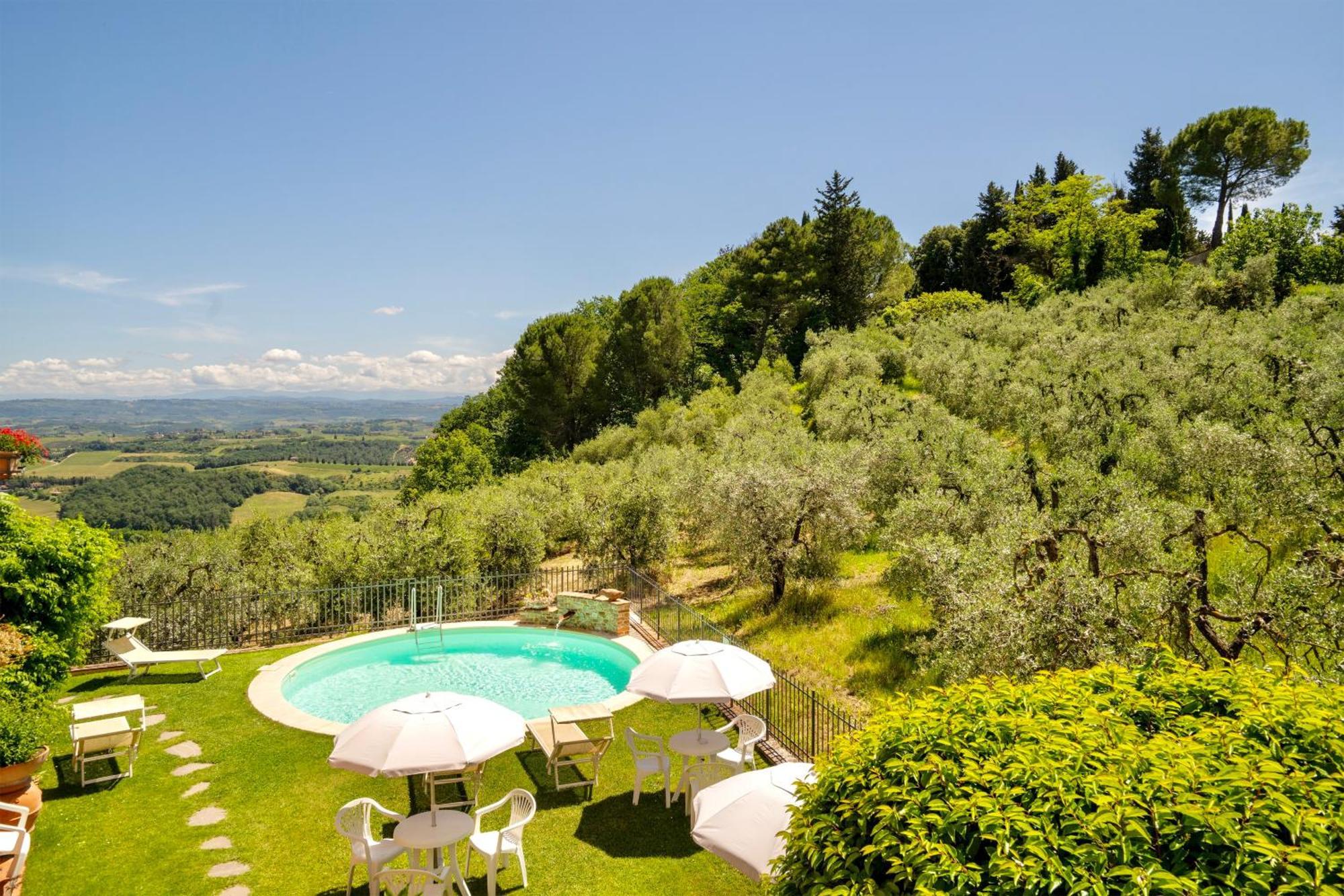 Casa Vacanze Con Piscina A San Gimignano Aparthotel Buitenkant foto